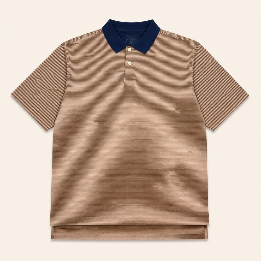 Adidas ClimaCool Striped Polo, Orange