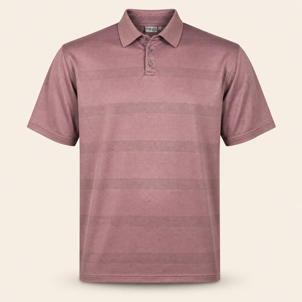 Ping Windowpane Polo, Red