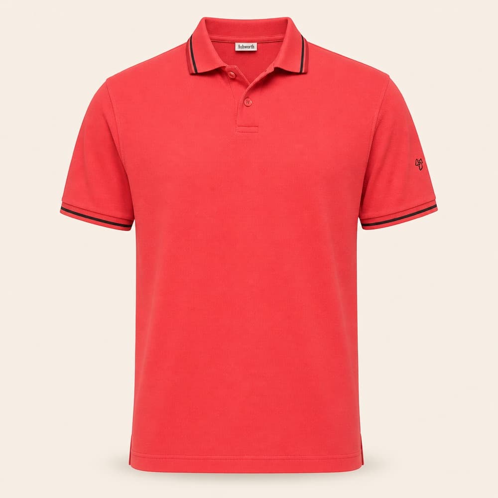 TaylorMade Embroidered Polo, Salmon